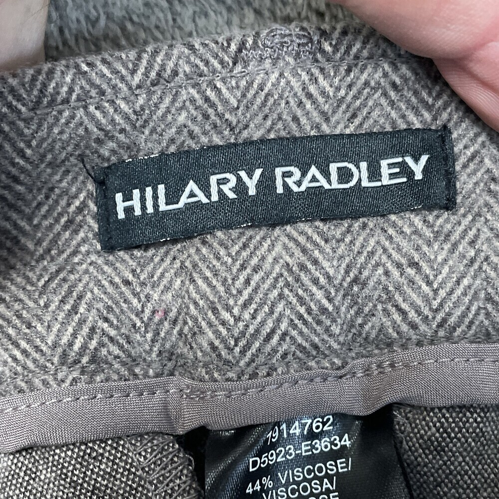 Hilary Radley Women's Size 6 Dress Pants Gray Viscose Blend H0895 - Picture 6 of 8